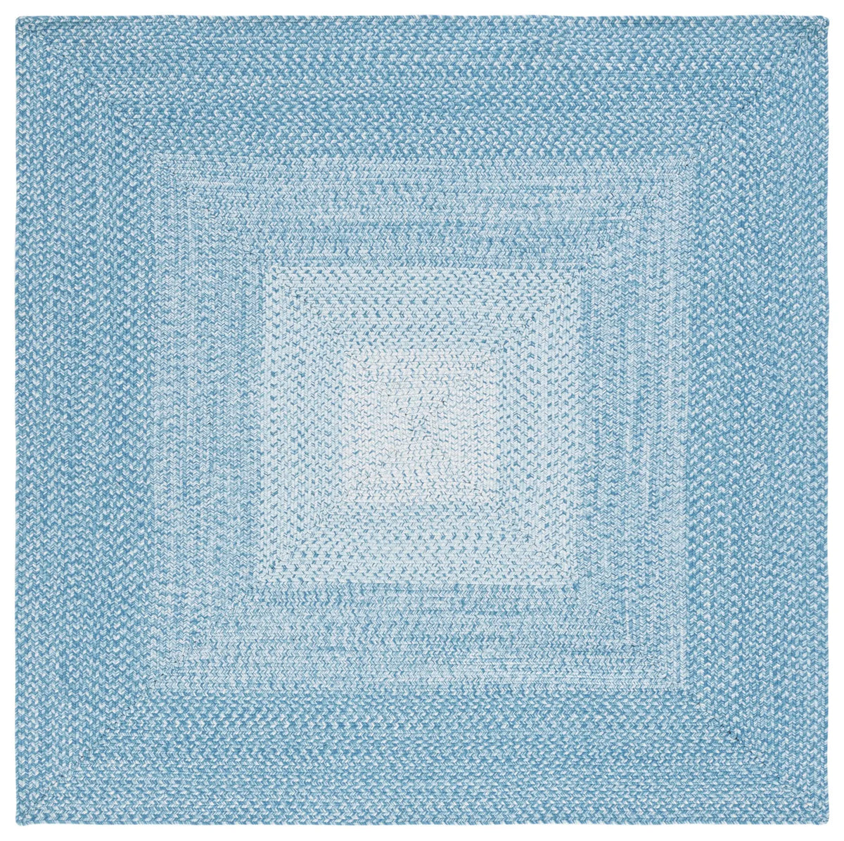 Safavieh Braided 6'-0" x 6'-0" Rug in Aqua