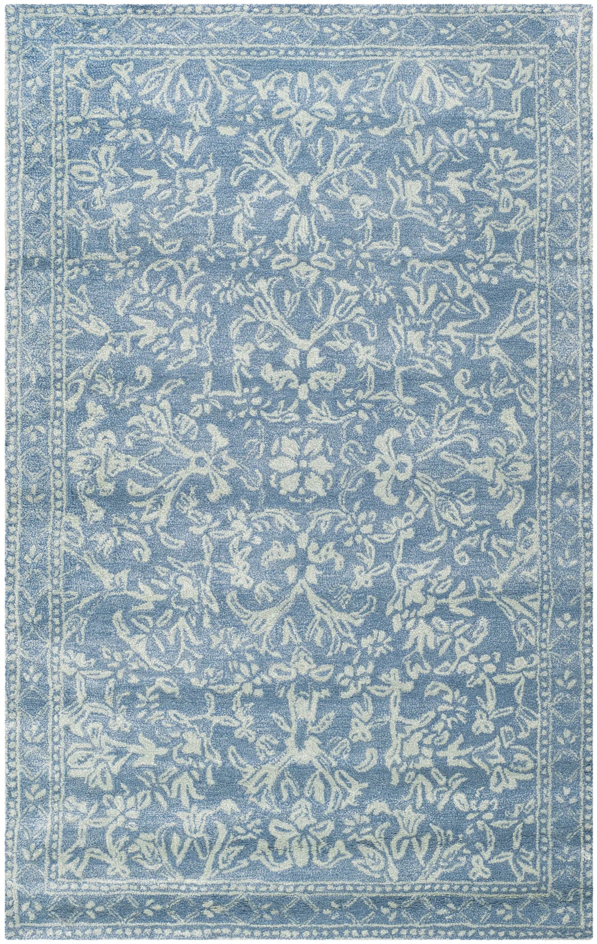 Safavieh Martha Stewart 5'-0" x 8'-0" Rug in Blue / Ivory