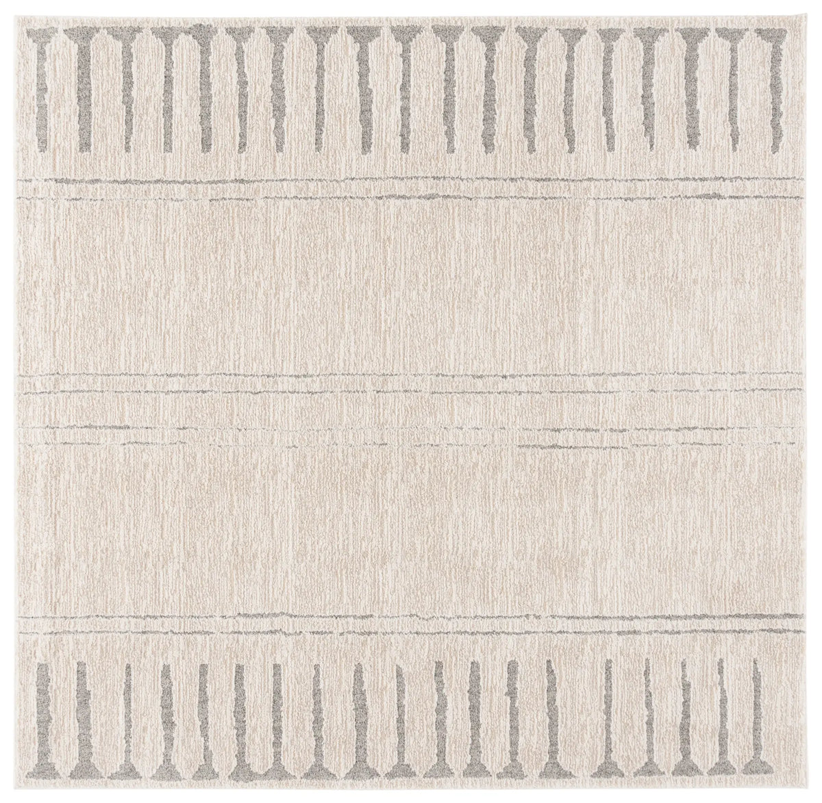Safavieh Northport 6'-7" x 6'-7" Rug in Ivory / Grey