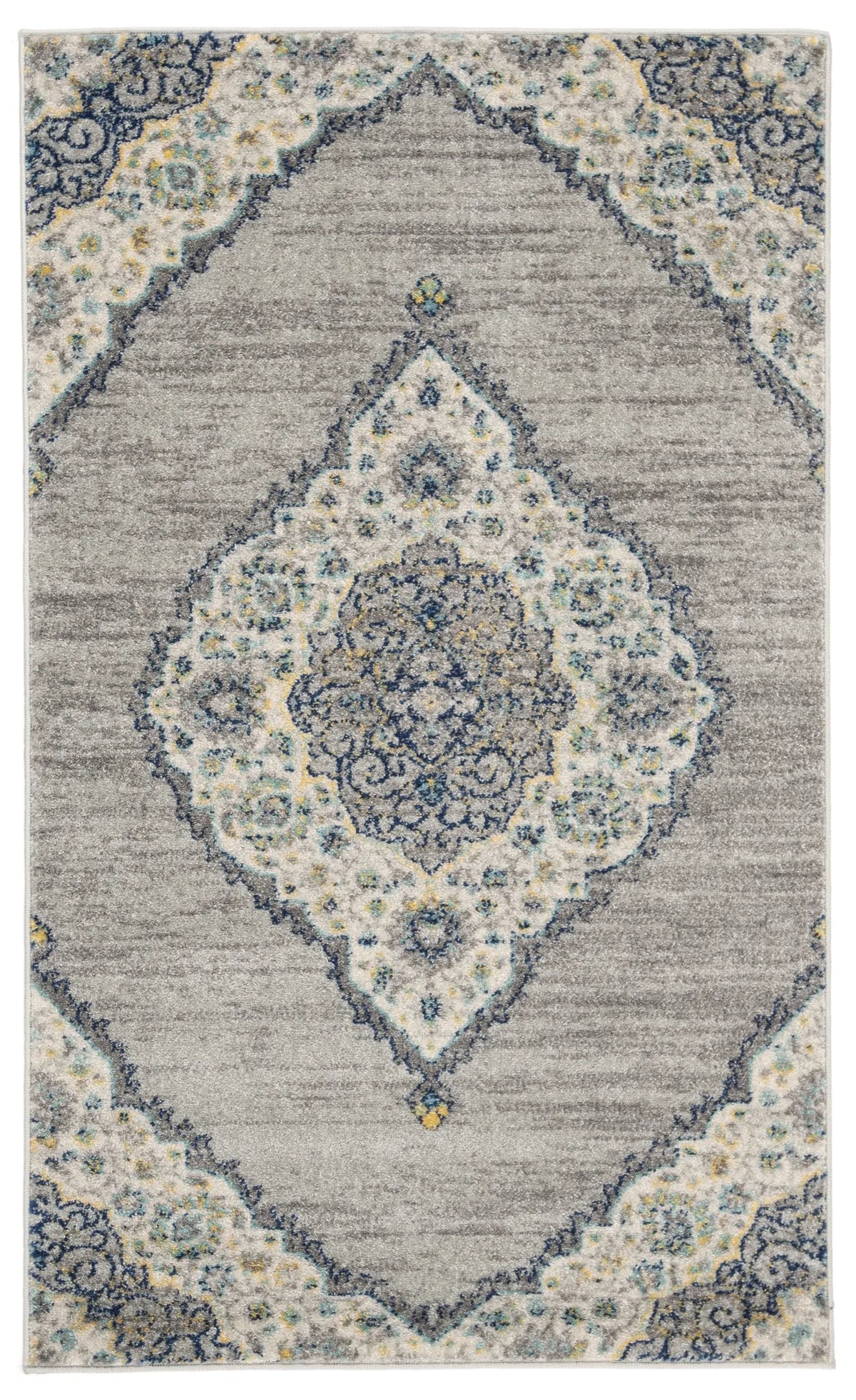 Safavieh Madison 3'-0" x 5'-0" Rug in Light Grey / Blue