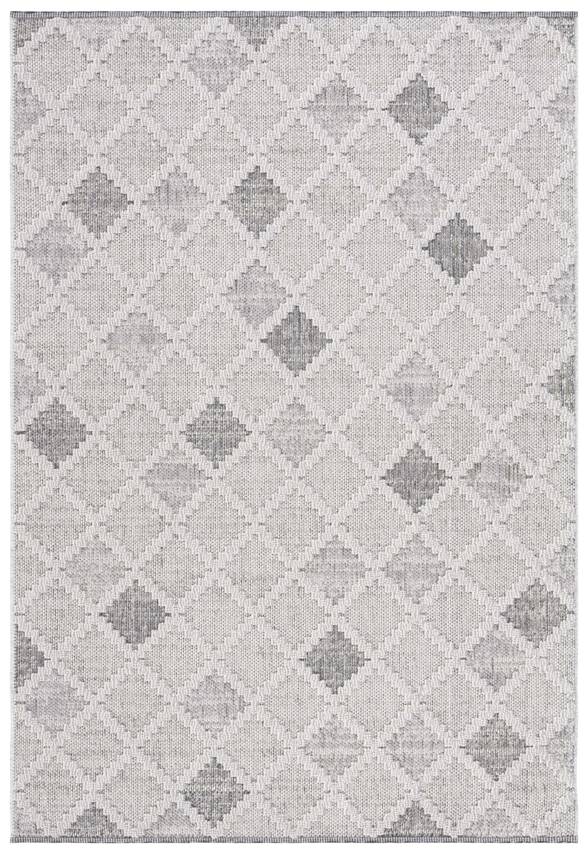 Safavieh Global 4'-0" x 6'-0" Rug in Grey / Ivory
