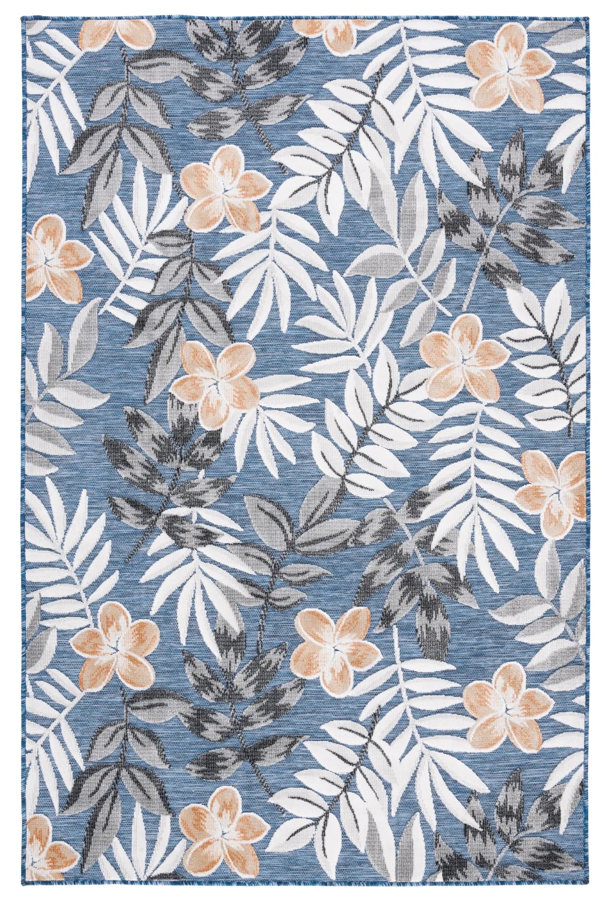 Safavieh Cabana 4'-0" x 6'-0" Rug in Blue / Grey