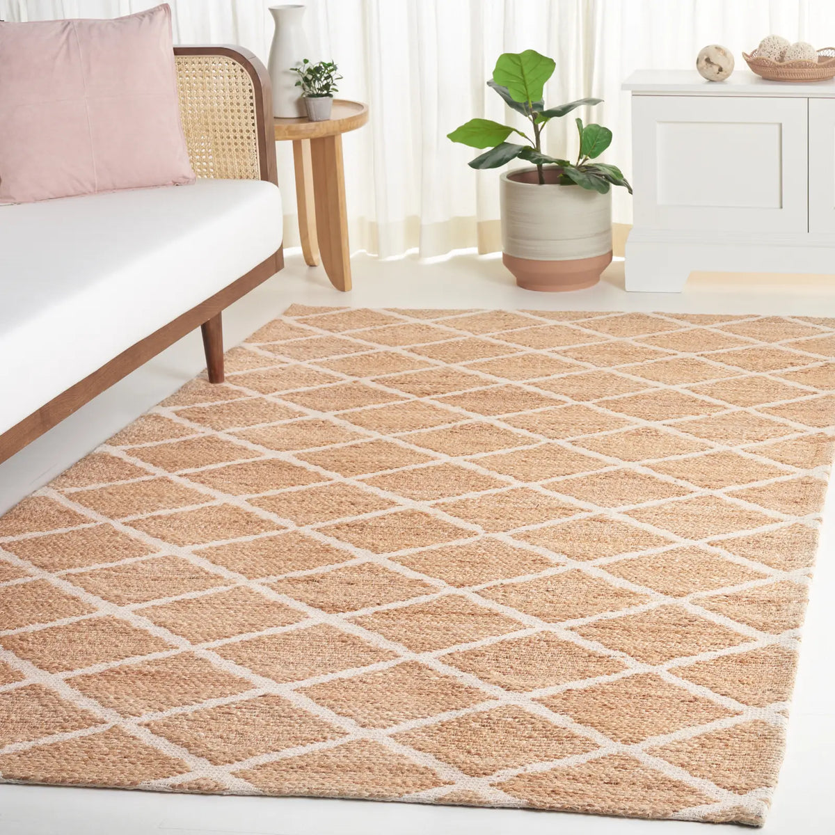 Safavieh Natural Fiber 4'-0" x 6'-0" Rug in Natural / Ivory
