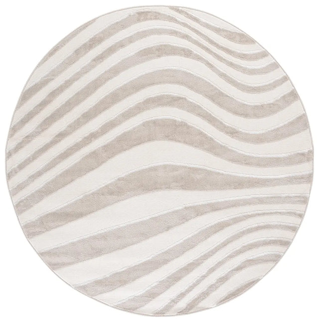 Safavieh Saylor 100 6'-3" x 6'-3" Rug in Beige White / Ivory