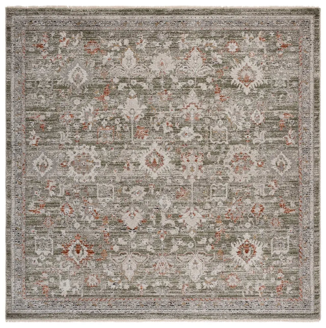 Safavieh Grove 6'-7" x 6'-7" Rug in Green / Grey