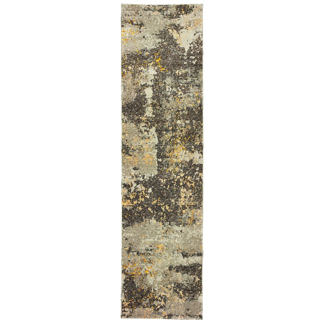 Oriental Weavers Sphinx Evolution 8025B Grey/Gold Rugs - runner