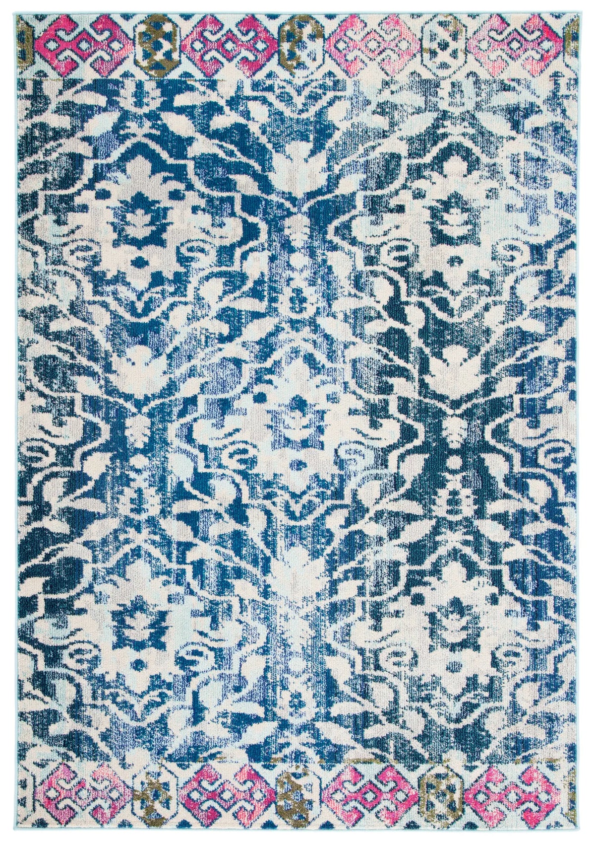 Safavieh Madison 4'-0" x 6'-0" Rug in Navy / Ivory