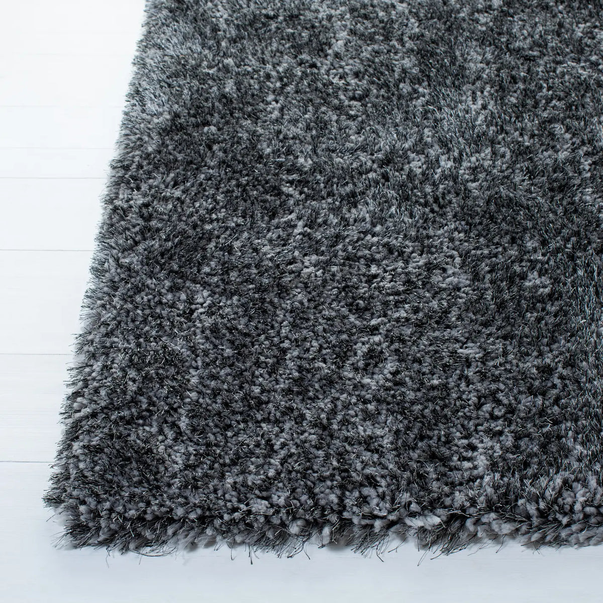 Safavieh Shag 4'-0" x 6'-0" Rug in Dark Grey