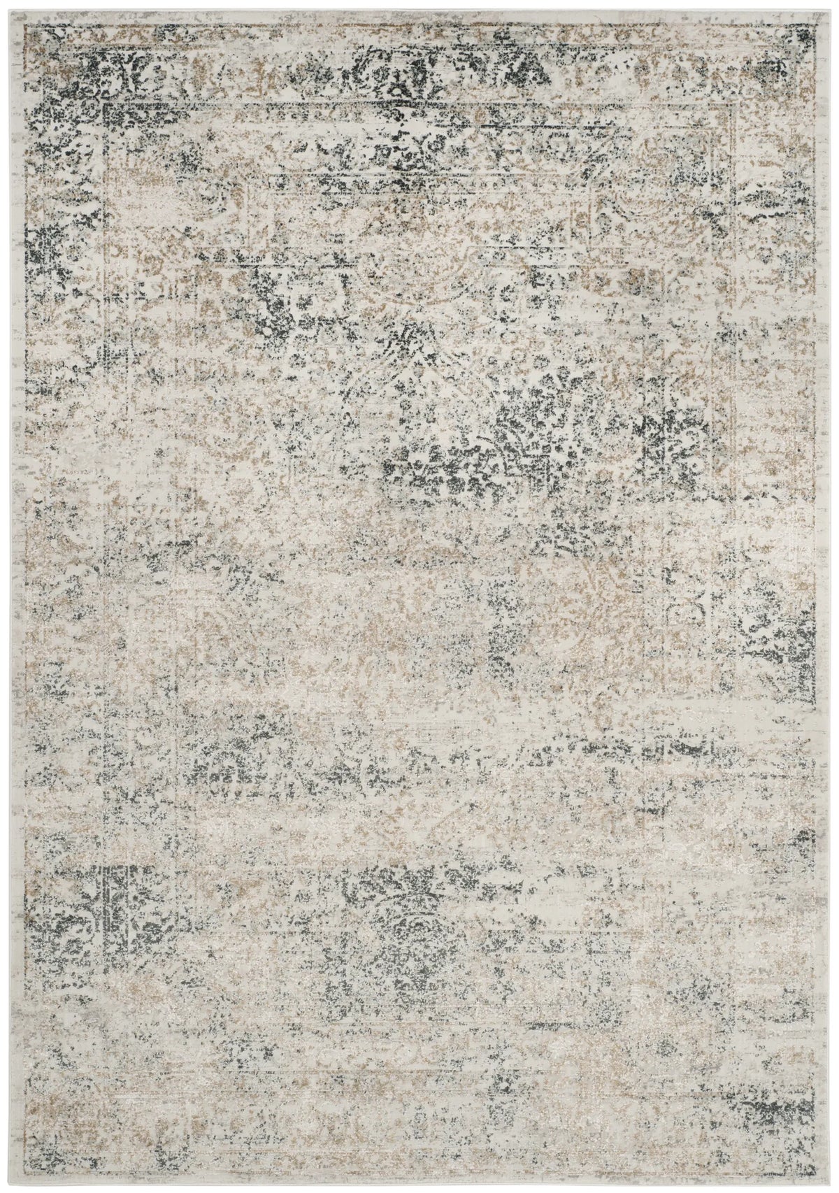 Safavieh Princeton 5'-3" x 7'-6" Rug in Silver / Anthracite