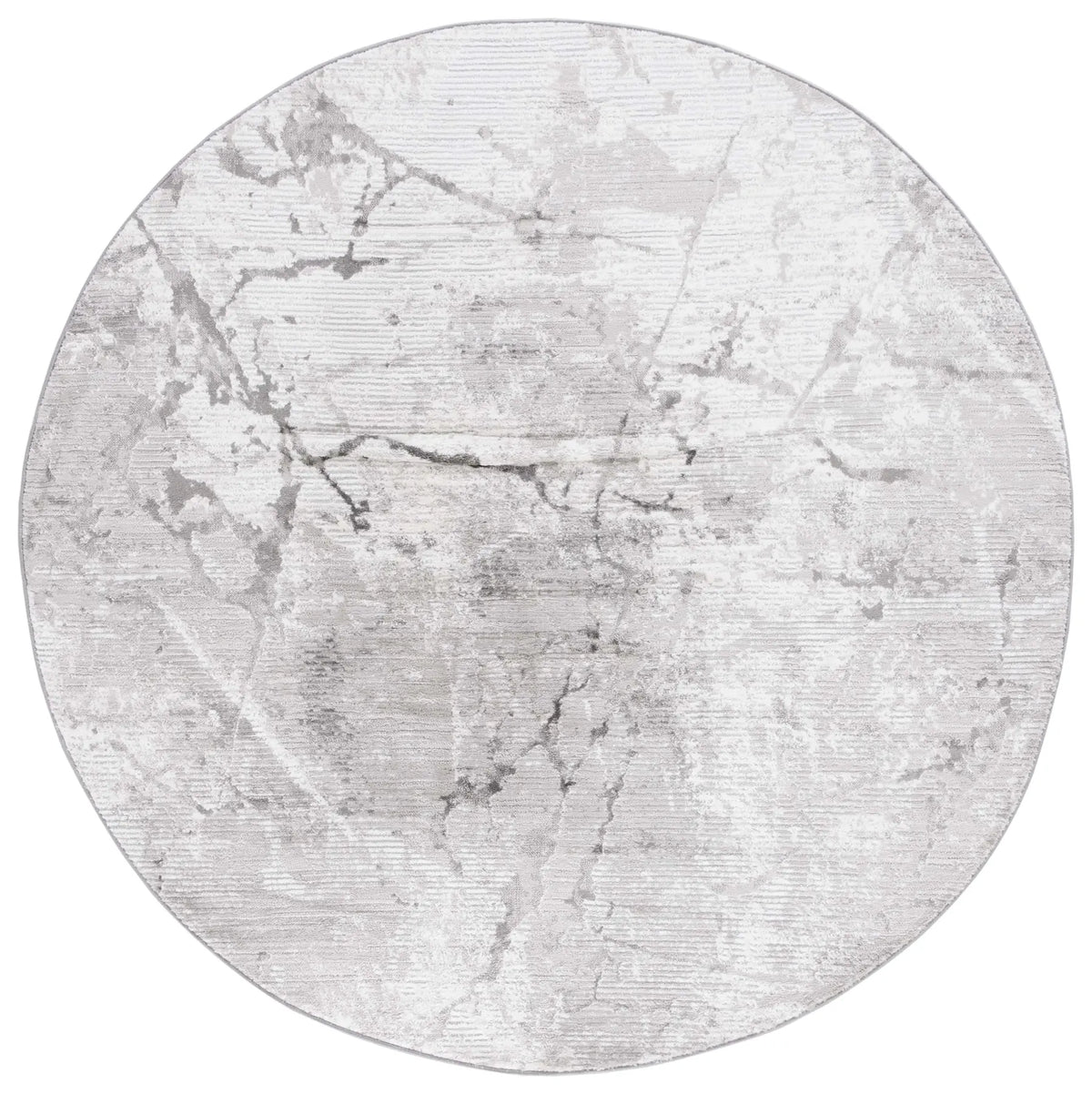 Safavieh Meadow 500 6'-7" x 6'-7" Rug in Grey / Dark Grey