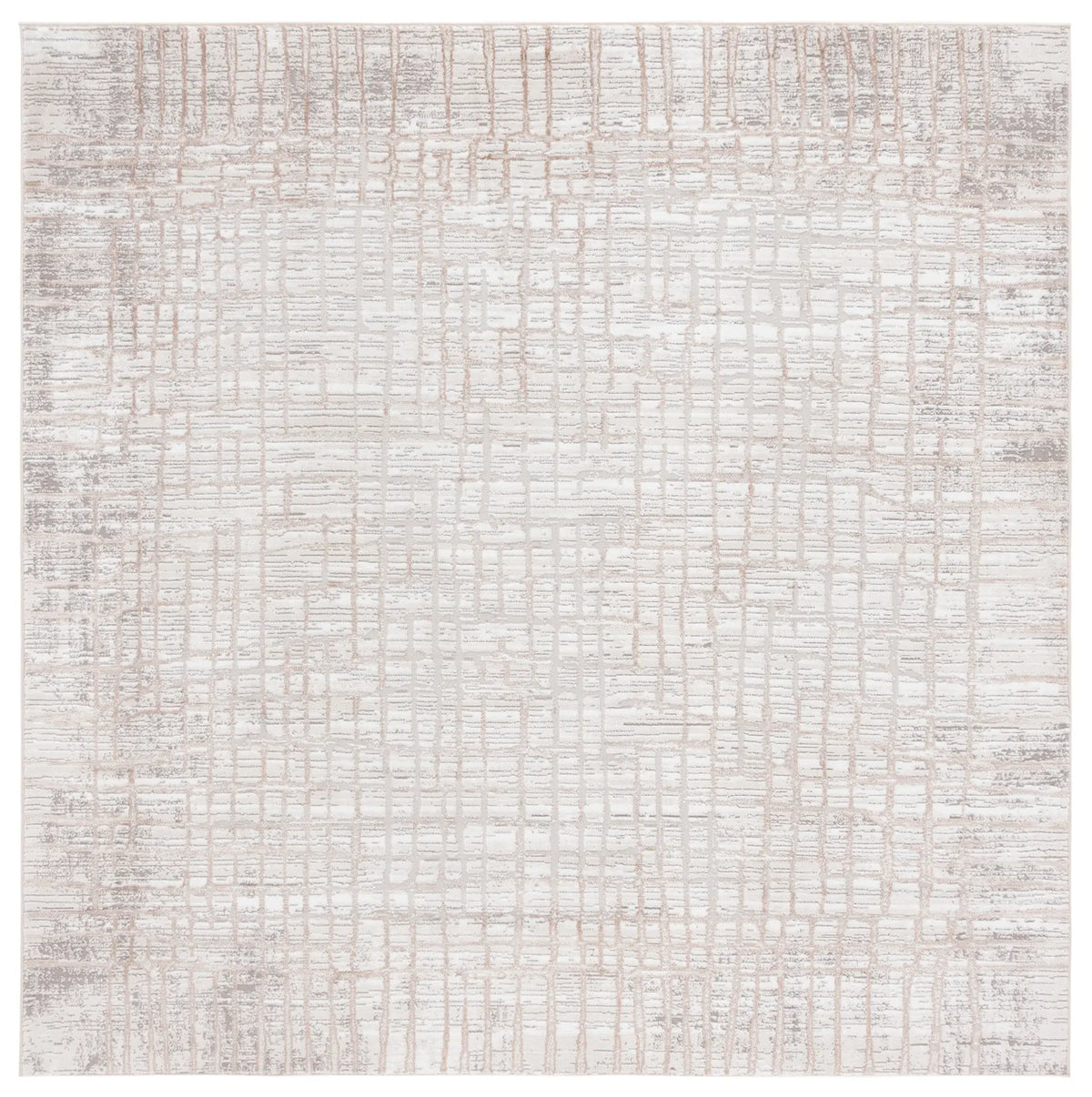 Safavieh Parker 6'-7" x 6'-7" Rug in Taupe / Beige Gold