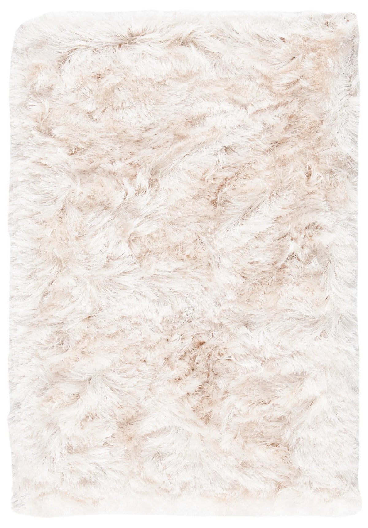 Safavieh Shag 2'-0" x 3'-0" Rug in Ivory