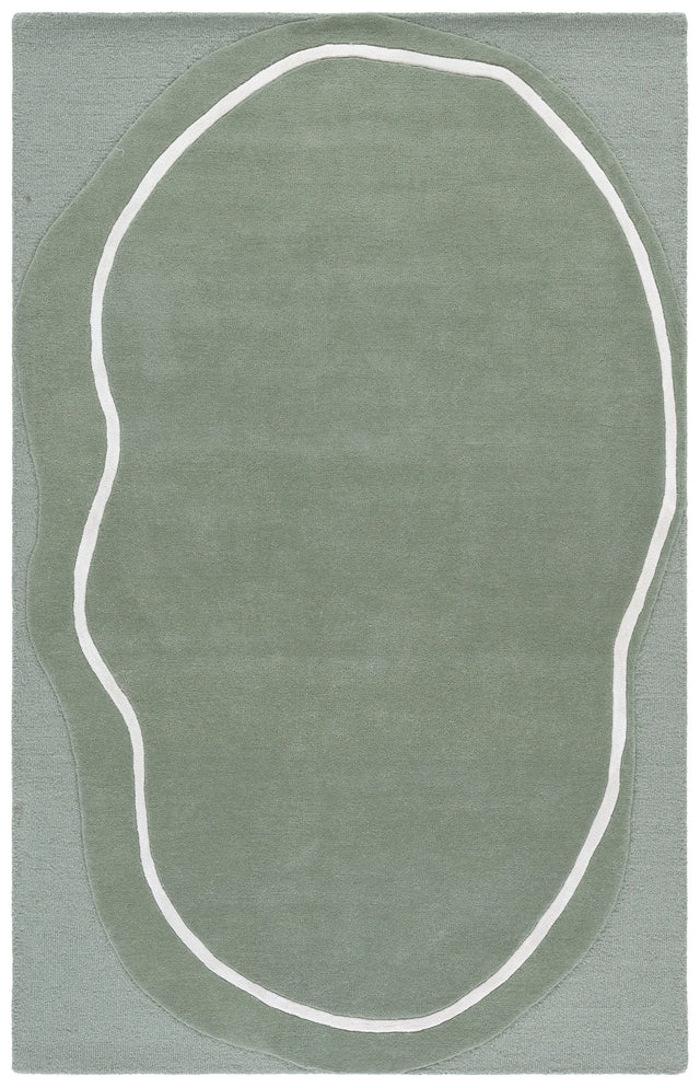 Safavieh Fifth Avenue 4'-0" x 6'-0" Rug in Sage Green / Ivory
