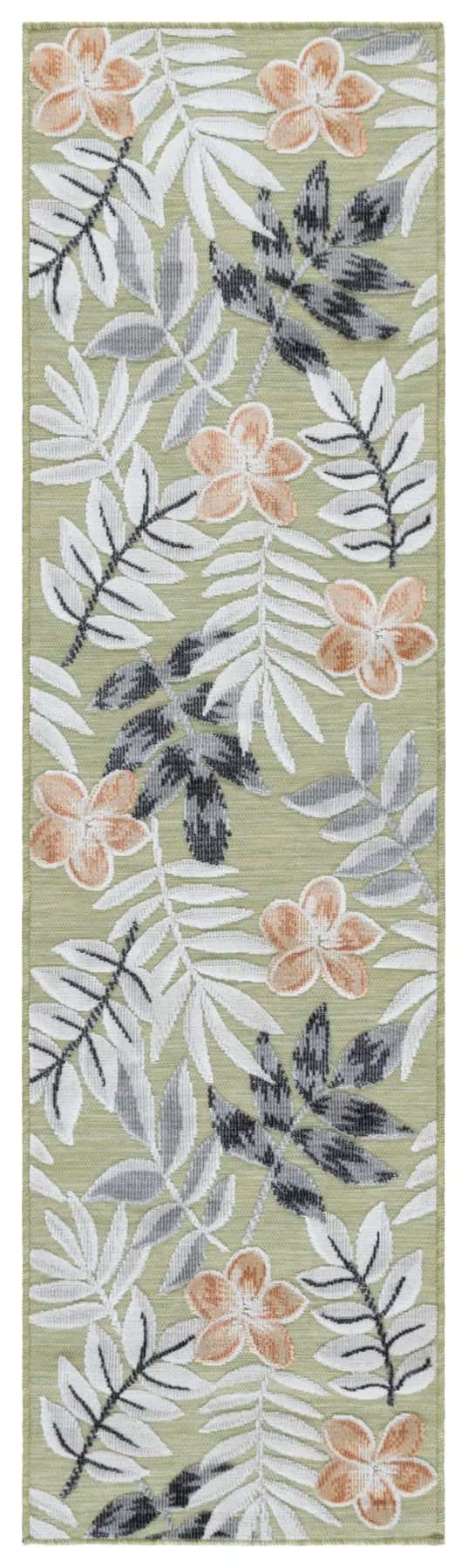 Safavieh Cabana 2'-0" x 8'-0" Rug in Olive / Grey