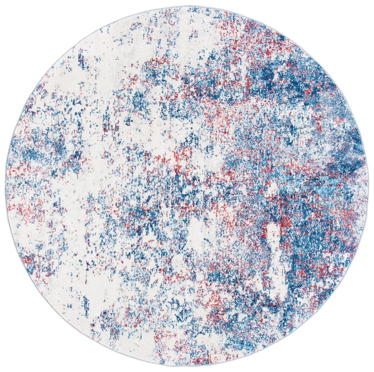 Safavieh Brentwood 5'-0" x 5'-0" Rug in Navy / Red