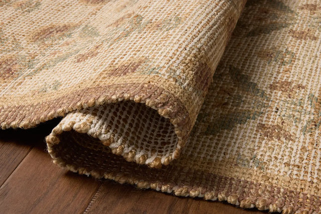 Chris Loves Julia x Loloi Rue RUE-01 Wheat / Sage Rug - pile height