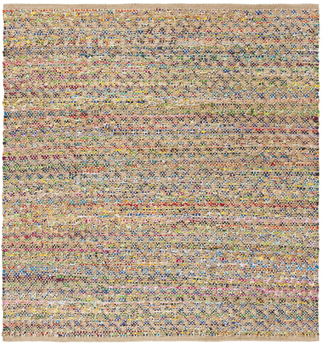 Safavieh Cape Cod 6'-0" x 6'-0" Rug in Red / Natural