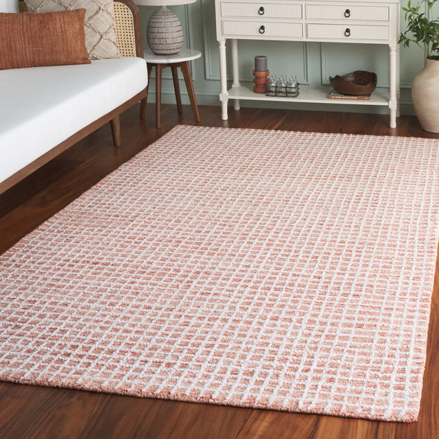 Safavieh Abstract 4'-0" x 6'-0" Rug in Ivory / Blush