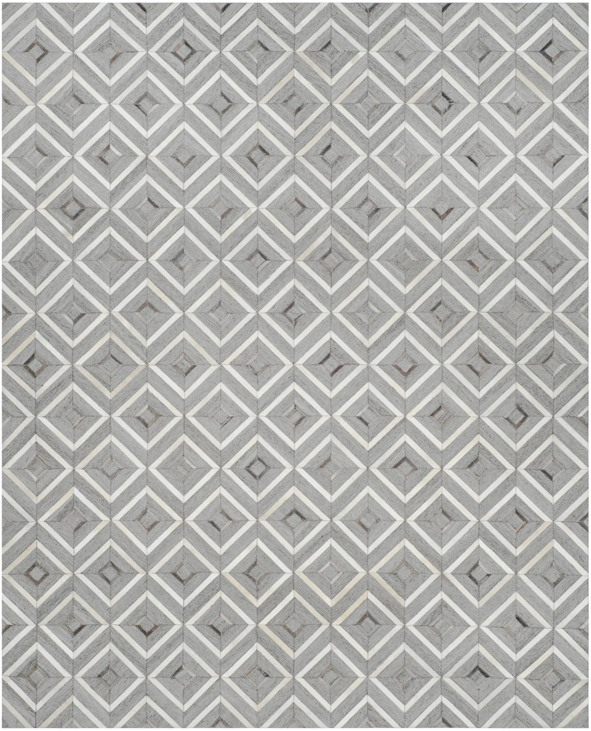 Safavieh Studio Leather 8'-0" x 10'-0" Rug in Ivory / Grey