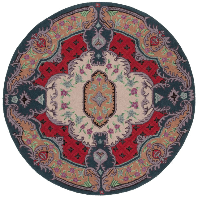 Safavieh Bellagio 5'-0" x 5'-0" Rug in Ivory / Pink