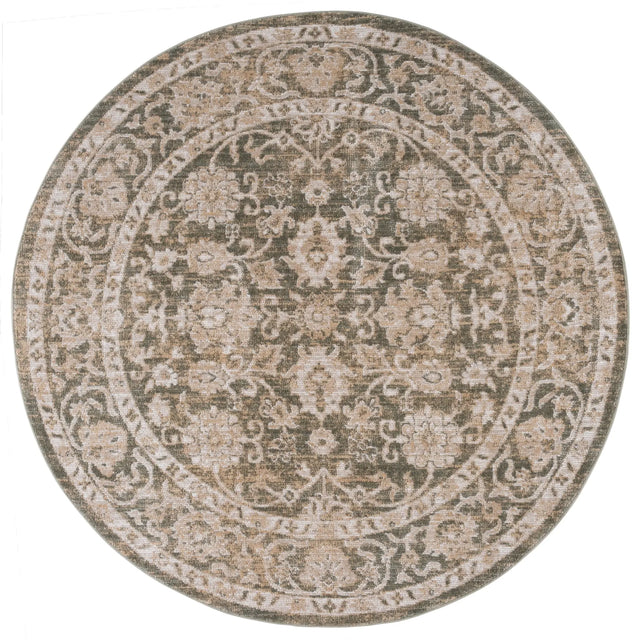Safavieh Hazel 500 6'-0" x 6'-0" Rug in Green / Beige