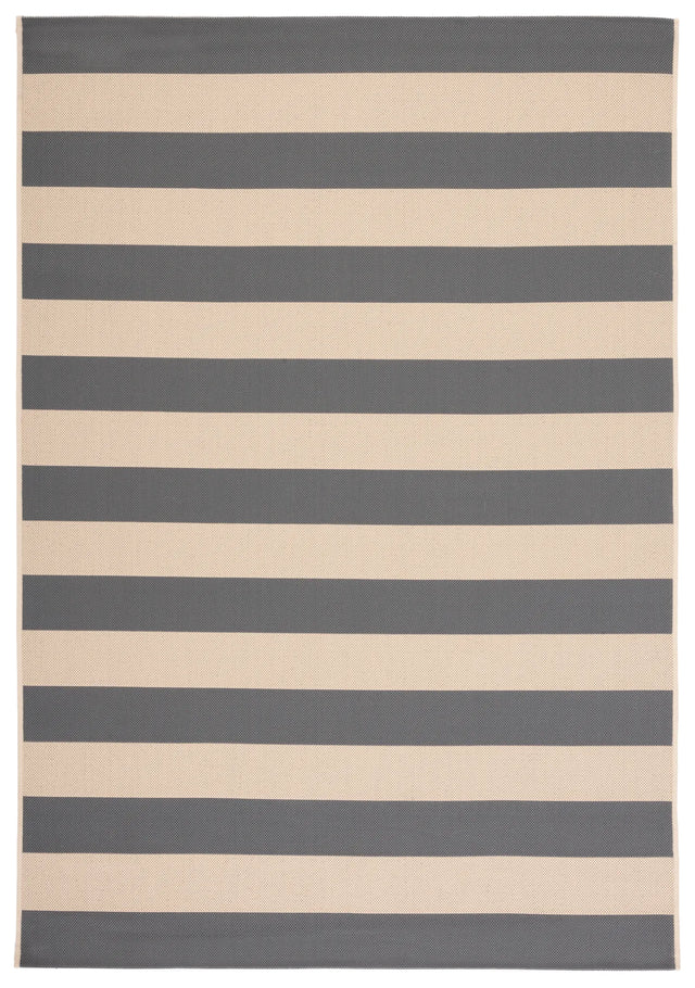Safavieh Courtyard 4'-0" x 5'-7" Rug in Beige / Grey