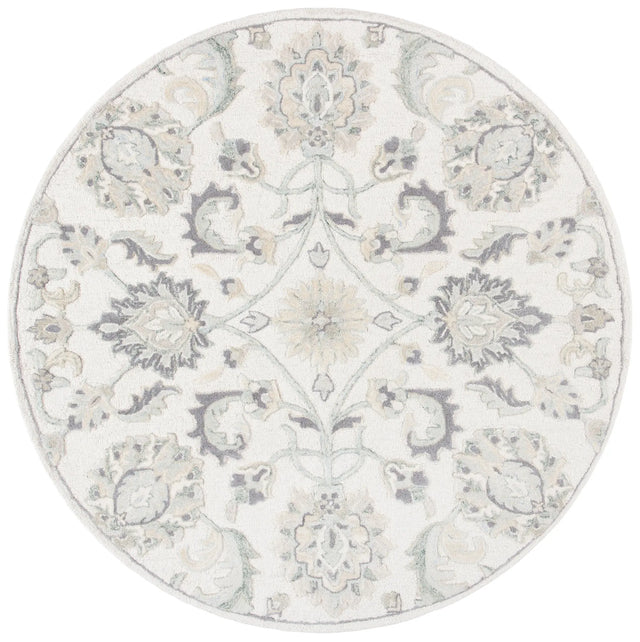 Safavieh Glamour 6'-0" x 6'-0" Rug in Ivory / Grey