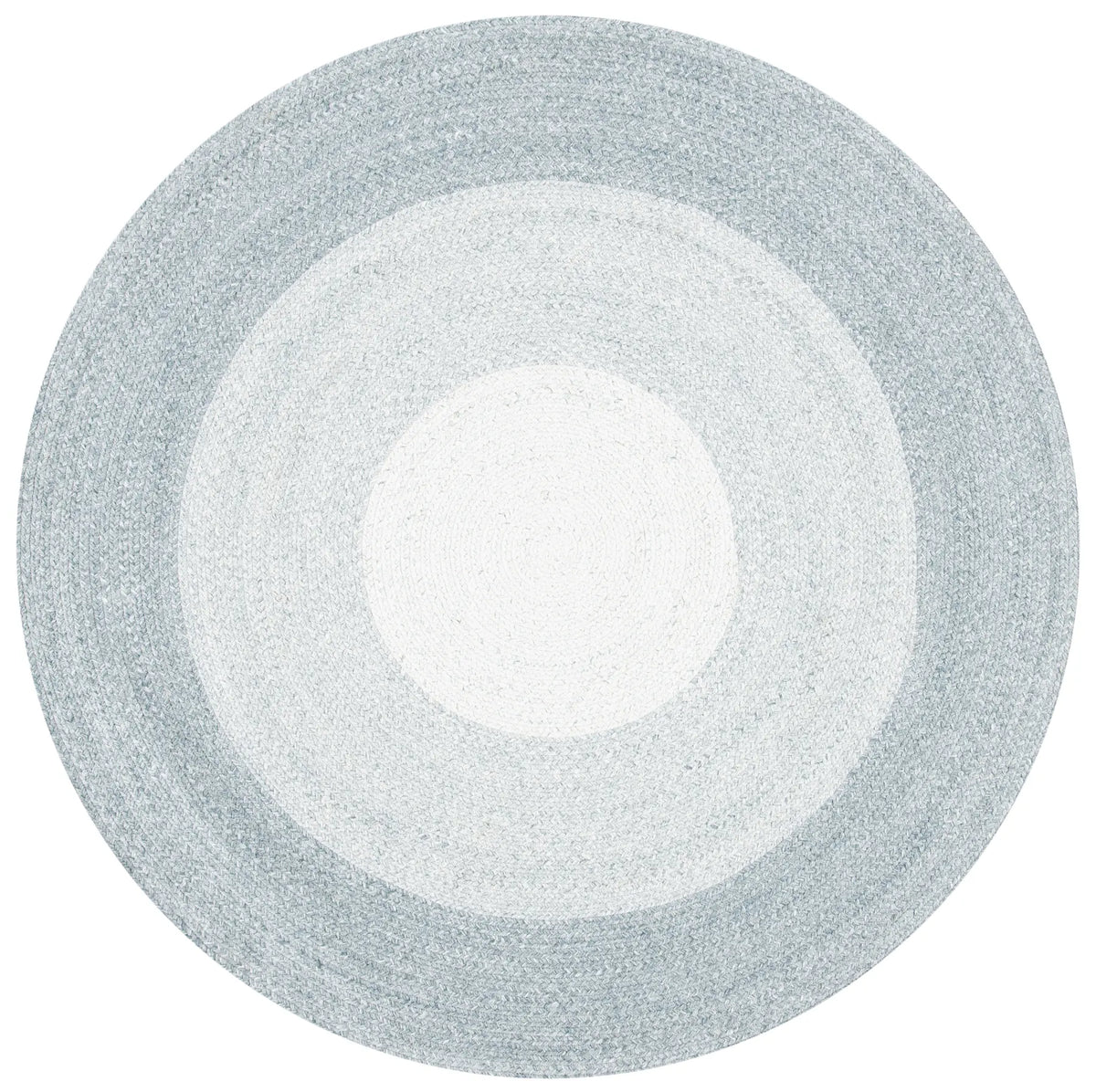 Safavieh Braided 5'-0" x 5'-0" Rug in Grey / Ivory
