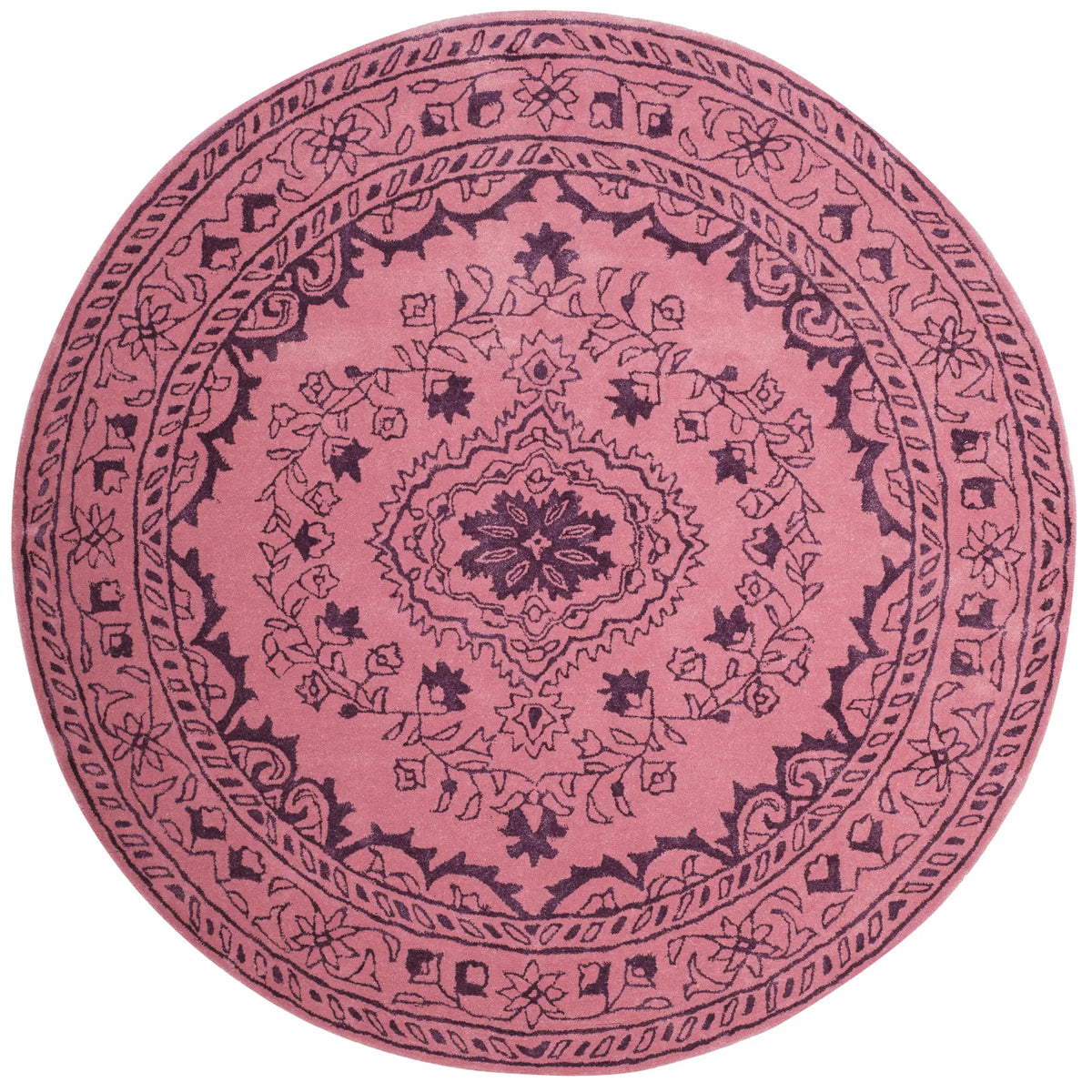 Safavieh Glamour 6'-0" x 6'-0" Rug in Pink