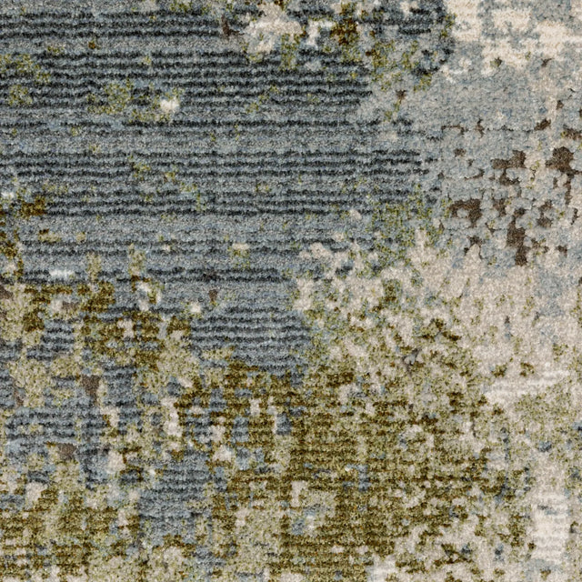 Oriental Weavers Caravan 5090E Blue/ Green Rug - room scene 2