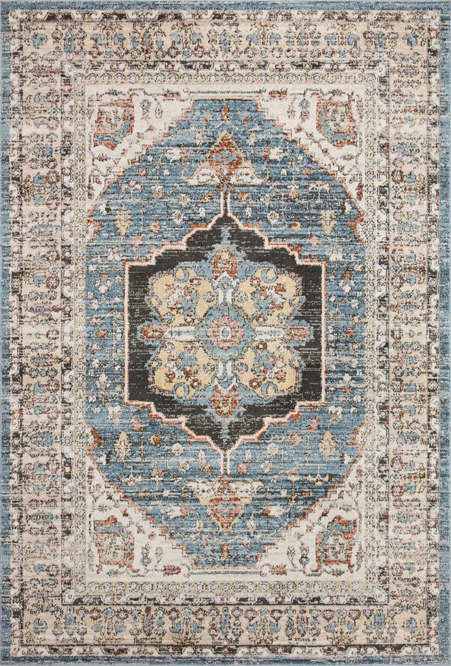Loloi Odette Odt-06 Sky/Multi Rug - main flat