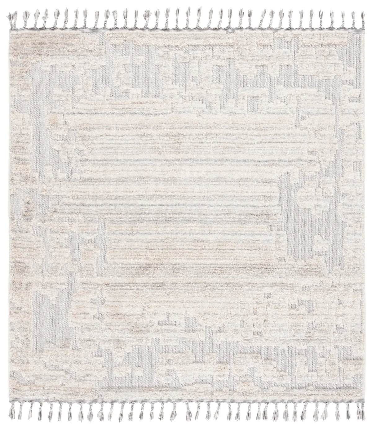 Safavieh Chloe 6'-7" x 6'-7" Rug in Ivory / Grey