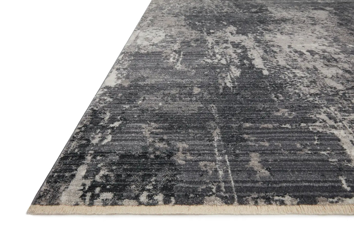 Loloi Samra Sam-06 Charcoal/Silver Rugs - rug corner
