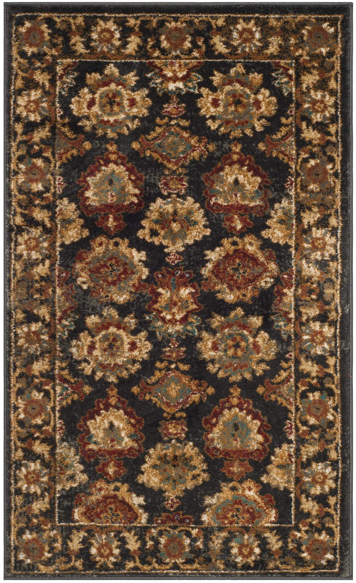 Safavieh Summit 3'-0" x 5'-0" Rug in Dark Grey / Dark Grey