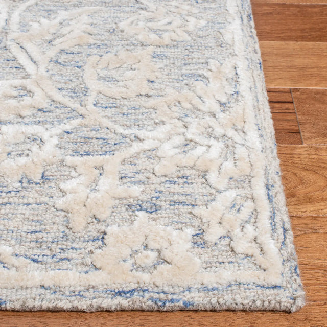 Safavieh Glamour 5'-0" x 8'-0" Rug in Blue / Ivory
