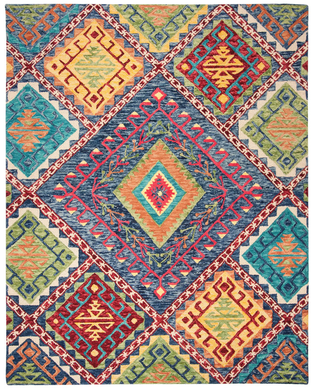 Safavieh Aspen 10'-0" x 14'-0" Rug in Blue / Multi
