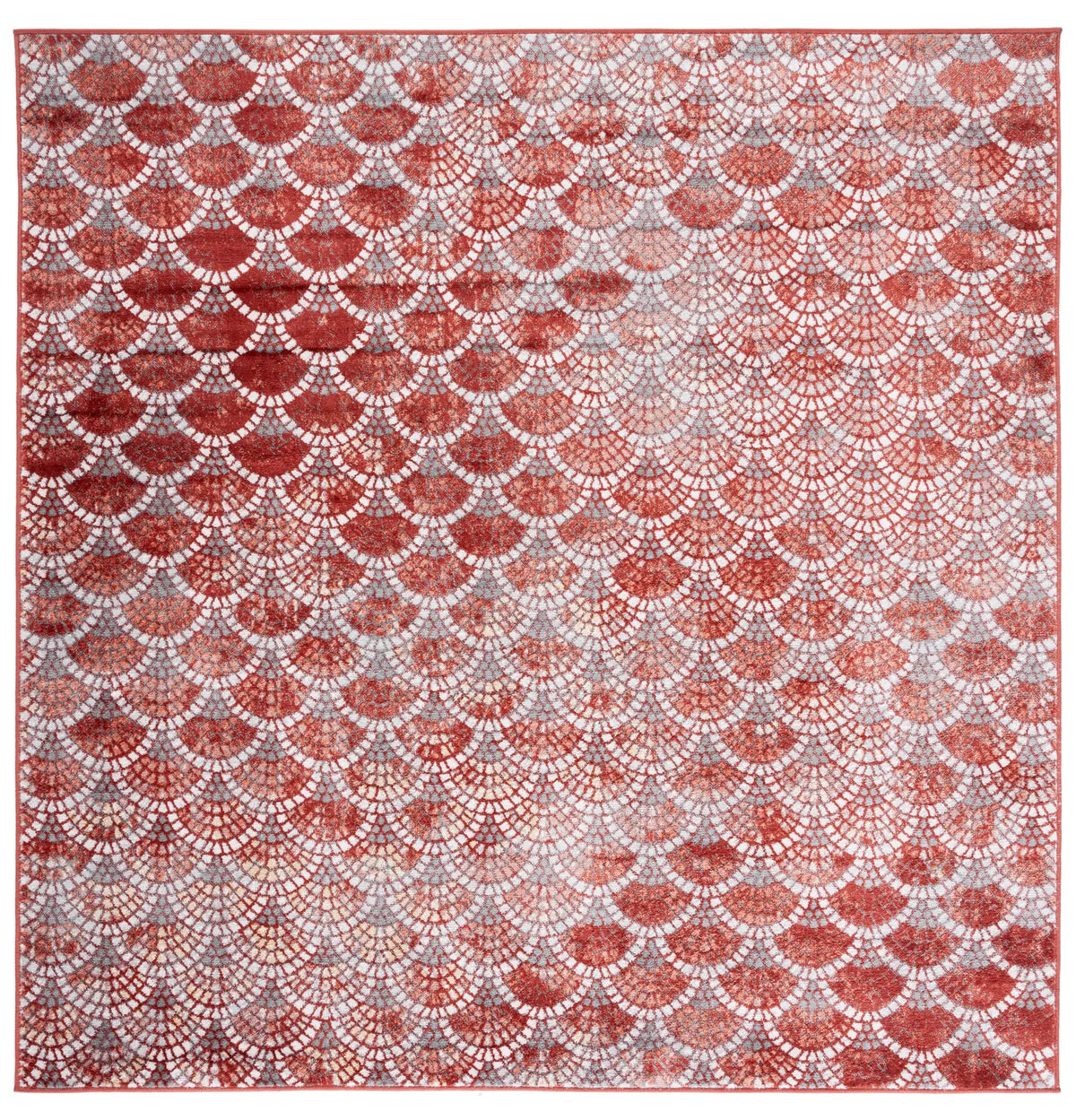 Safavieh Lagoon 6'-7" x 6'-7" Rug in Brown / Ivory