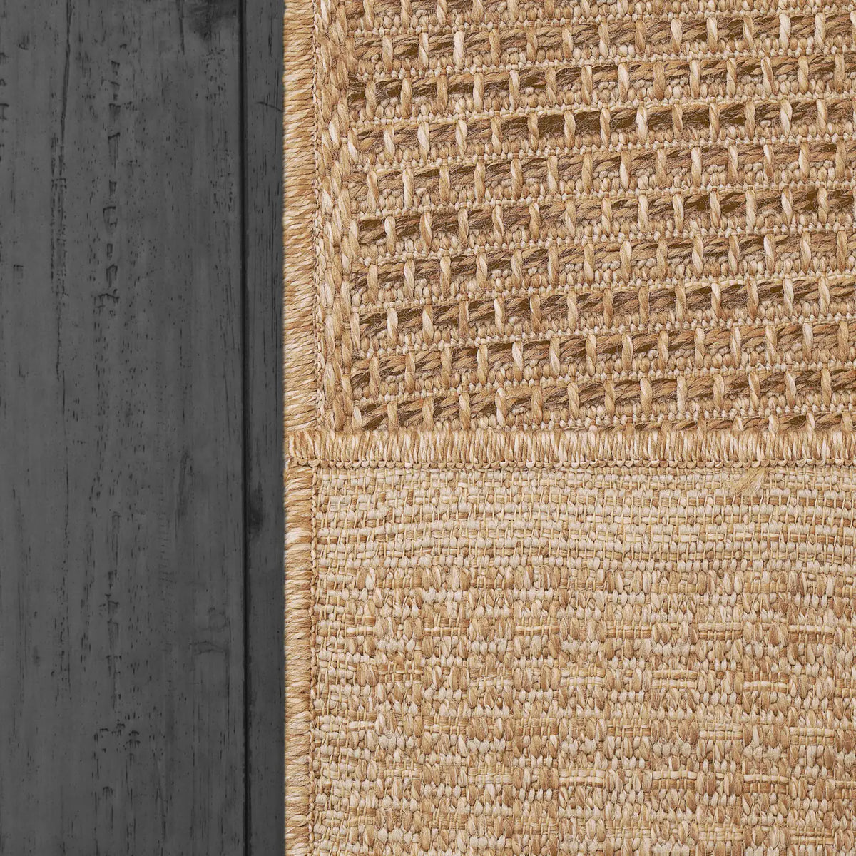 Dynamic Rugs Kenai 8771 Power Loomed Modern Natural Rug - Corner
