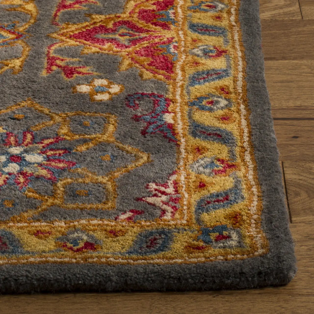 Safavieh Heritage 5'-0" x 8'-0" Rug in Charcoal / Multi