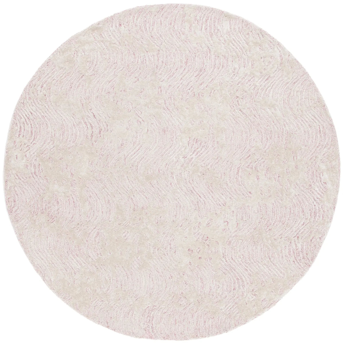 Safavieh Glamour 6'-0" x 6'-0" Rug in Pink / Ivory