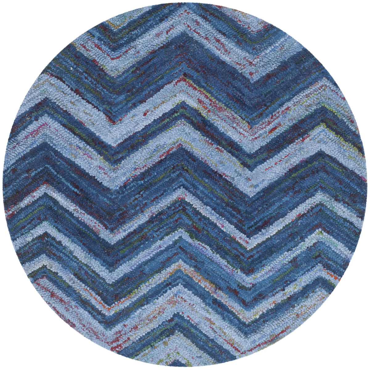 Safavieh Nantucket 4'-0" x 4'-0" Rug in Blue / Multi