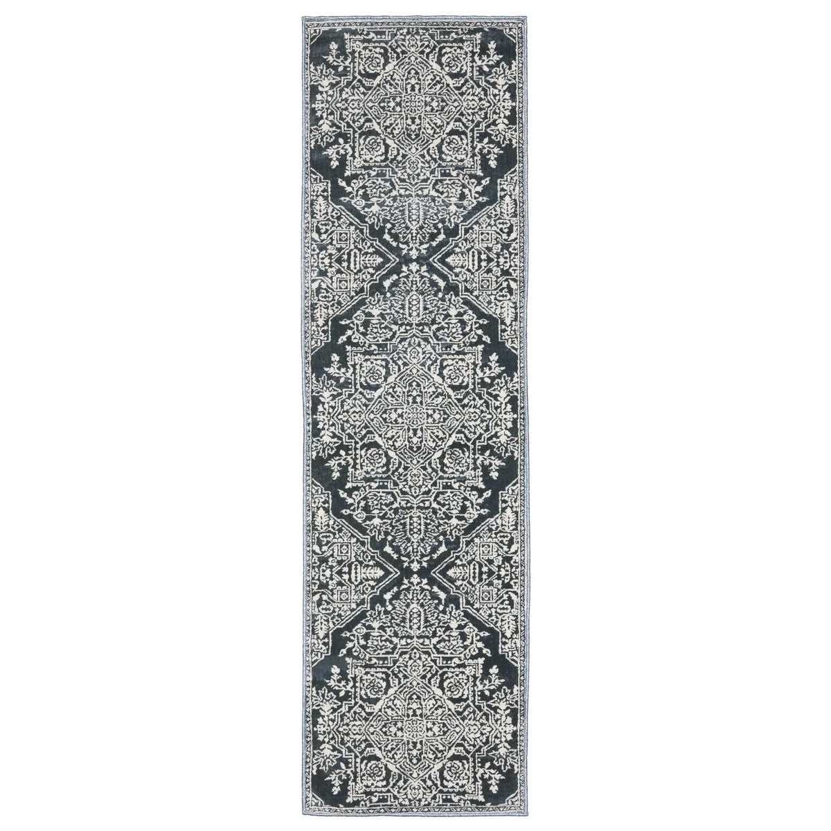 Oriental Weavers Sphinx Intrigue Int10 Blue/ Ivory Rug - runner