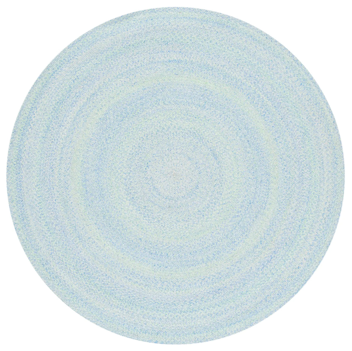 Safavieh Braided 5'-0" x 5'-0" Rug in Green / Blue