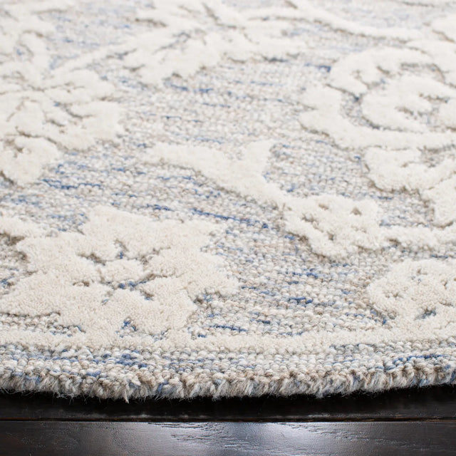 Safavieh Glamour 6'-0" x 6'-0" Rug in Blue / Ivory