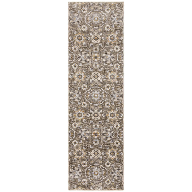 Oriental Weavers Sphinx Maharaja 532D1 Grey/Gold Rugs - runner