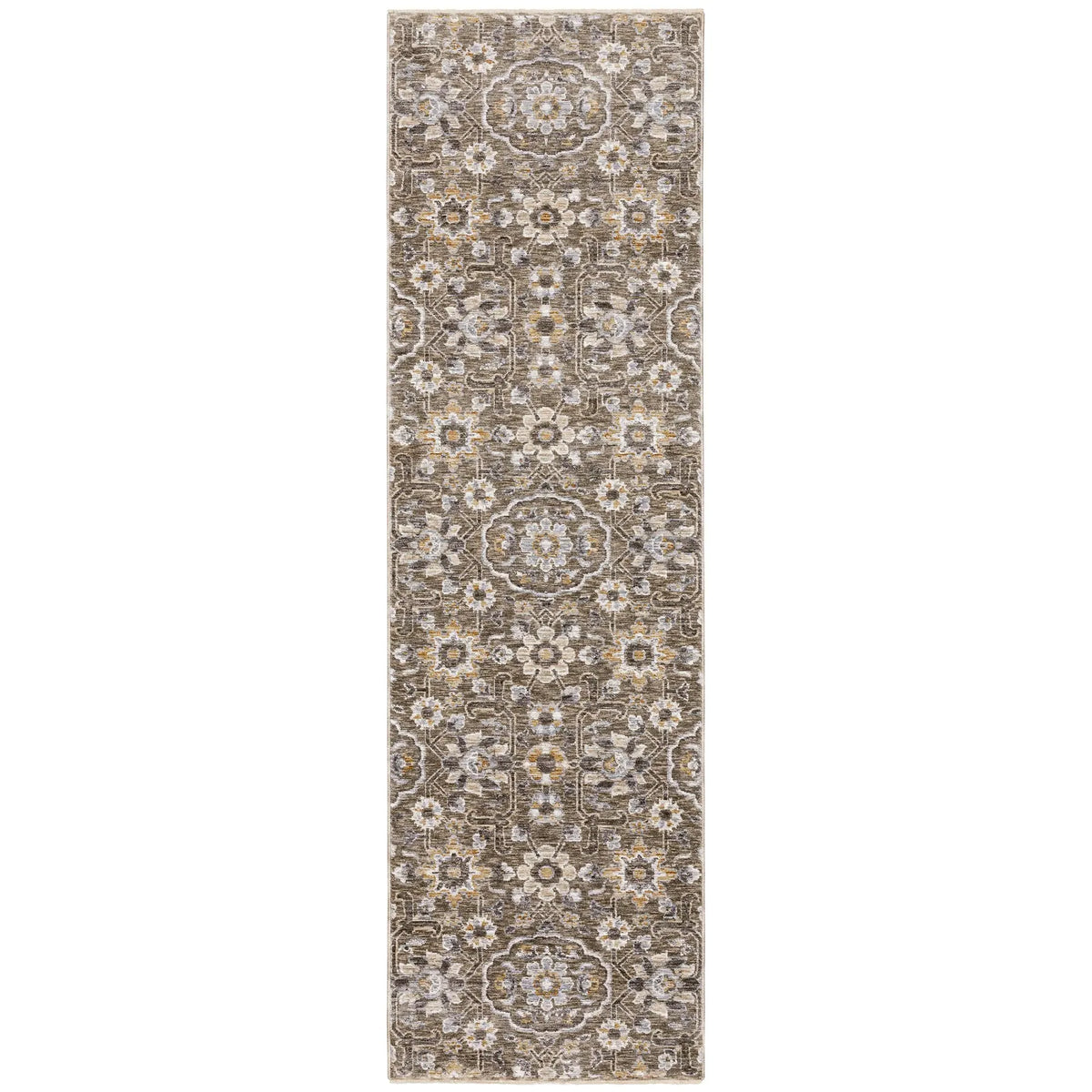 Oriental Weavers Sphinx Maharaja 532D1 Grey/Gold Rugs - runner