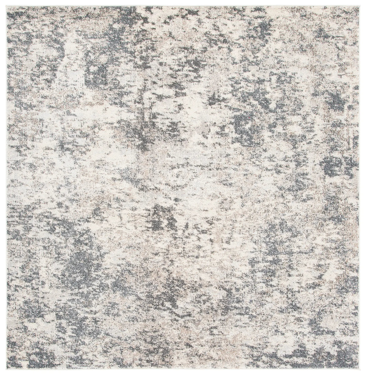 Safavieh Madison 6'-7" x 6'-7" Rug in Grey / Ivory