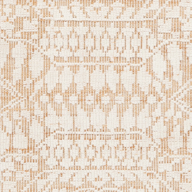 Chandra Ayla AYL-58003 White / Tan rug, close-up detail