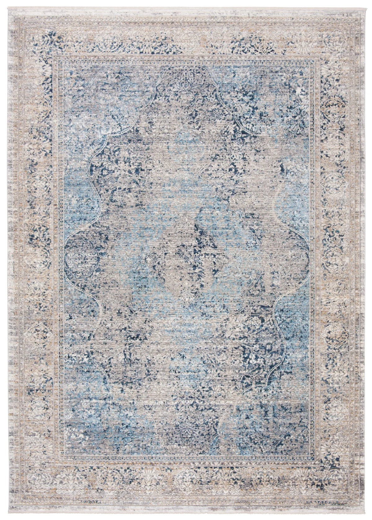 Safavieh Dream 5'-0" x 8'-0" Rug in Blue / Grey