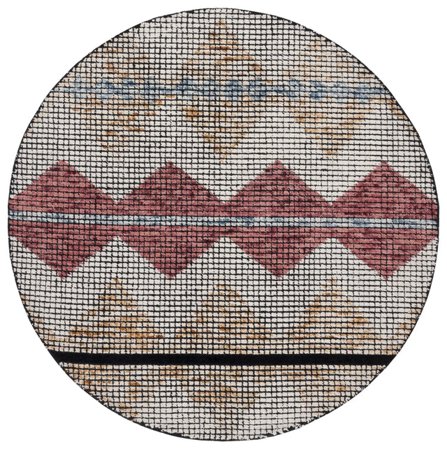Safavieh Abstract 6'-0" x 6'-0" Rug in Ivory / Gold